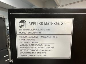 Used 1996 Applied Materials ENDURA 5500