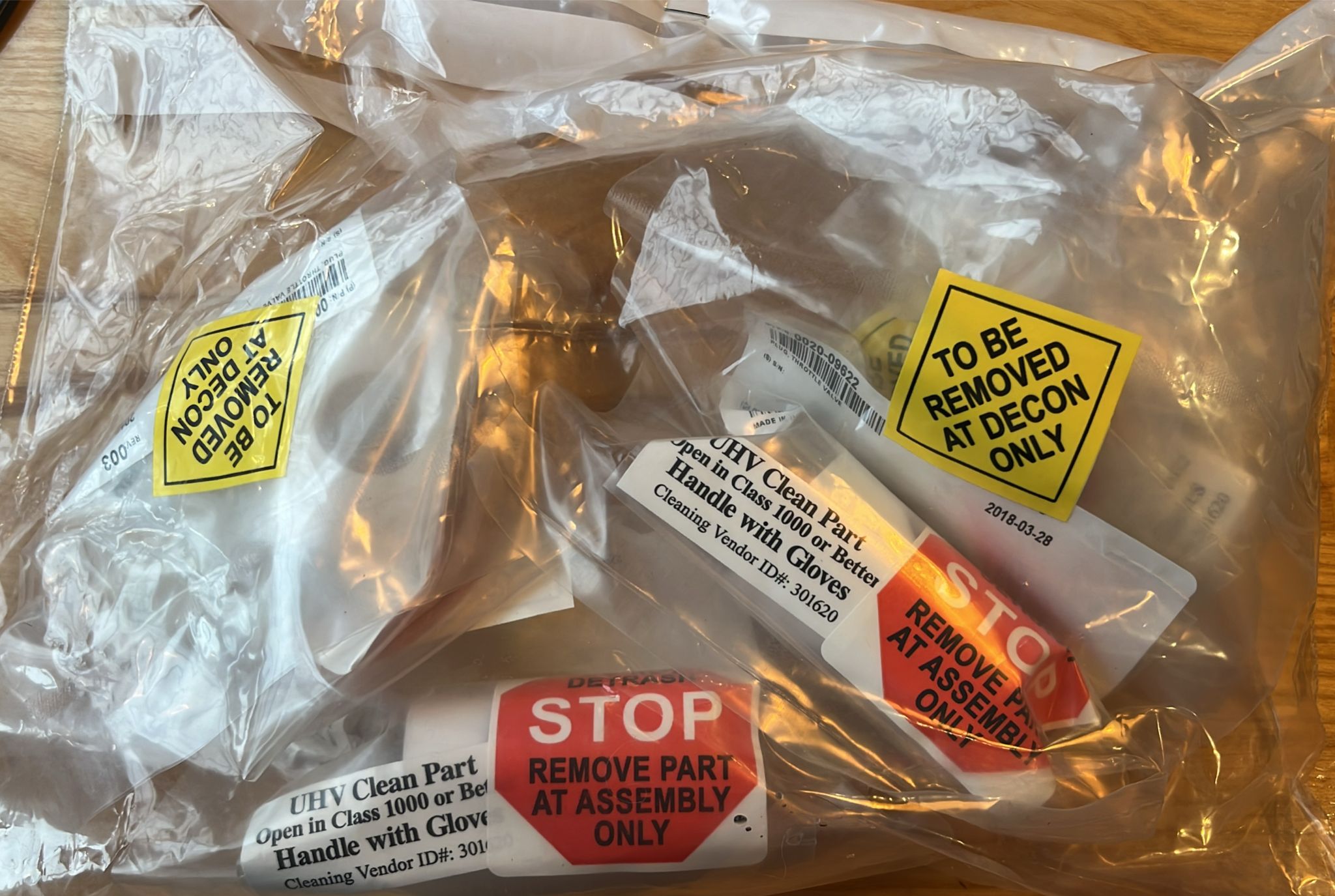 Used Applied Materials AMAT 0020-09622 PLUG THROTTLE VALVE