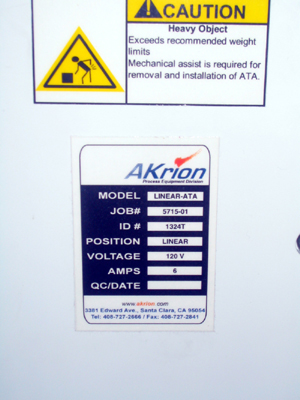 Used 1997 Akrion UP-V2 HL.2000