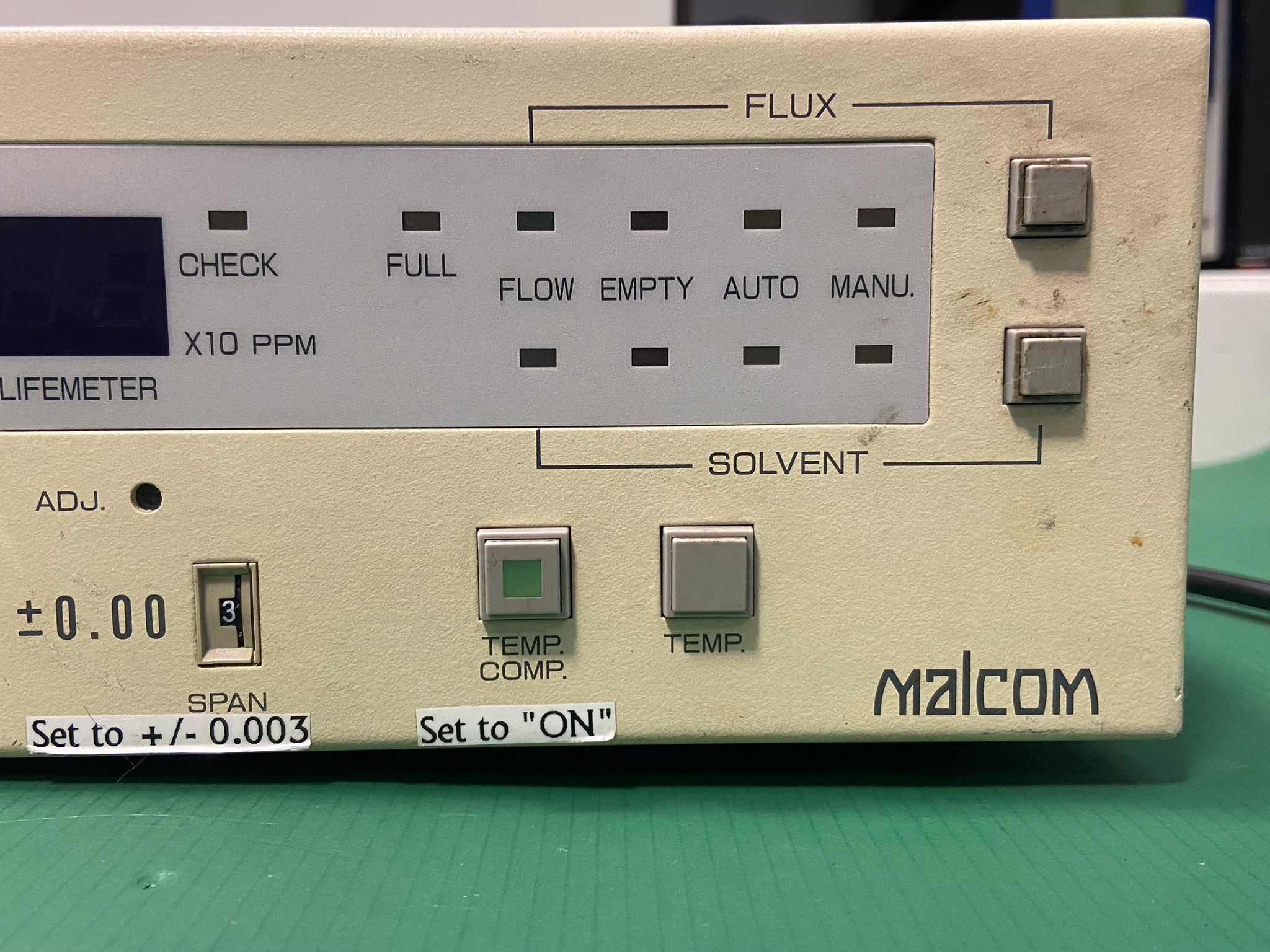 Used Malcolm MS-5A FLUXCONTROLLER