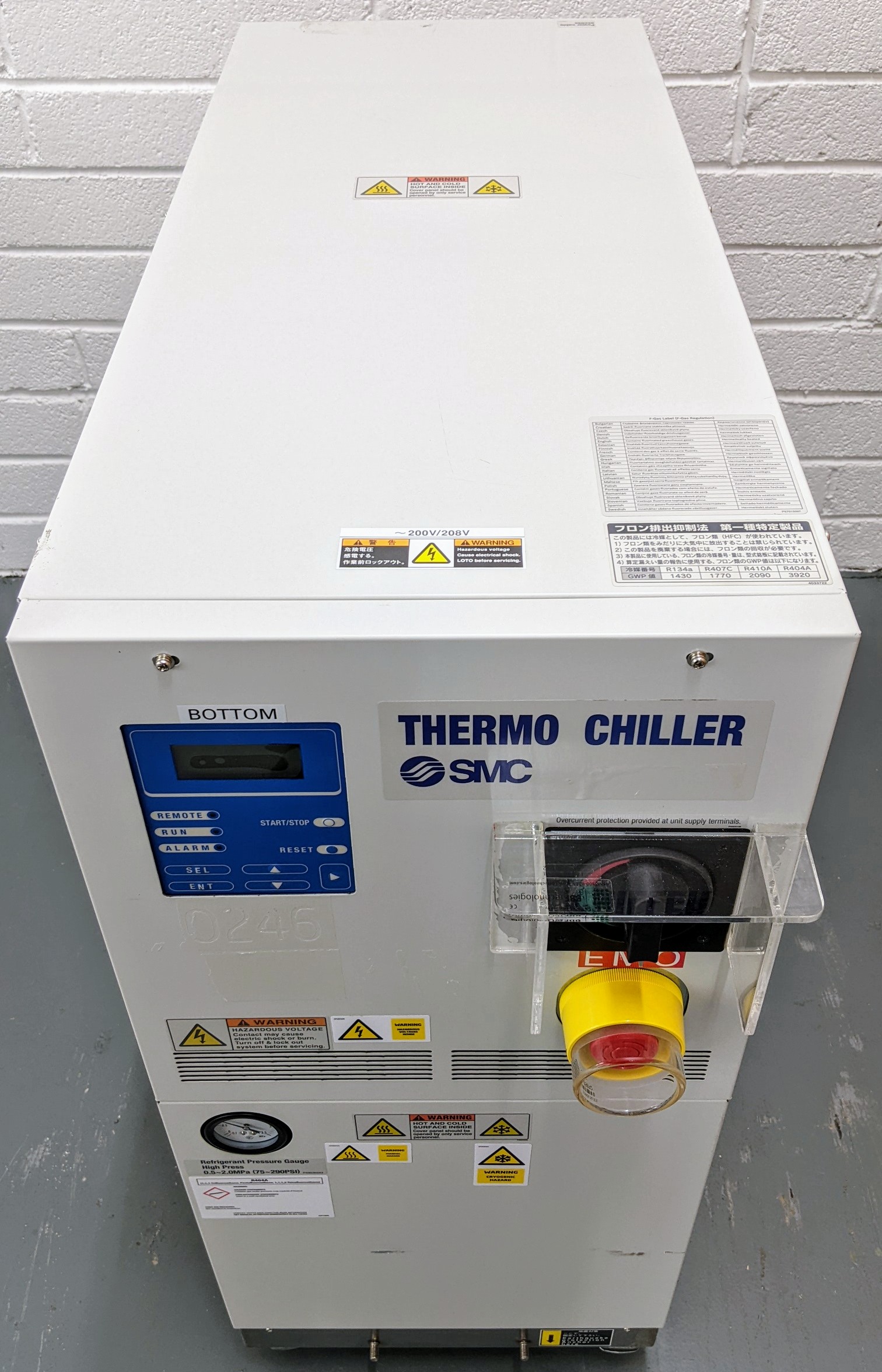 Used SMC Corporation Chiller
