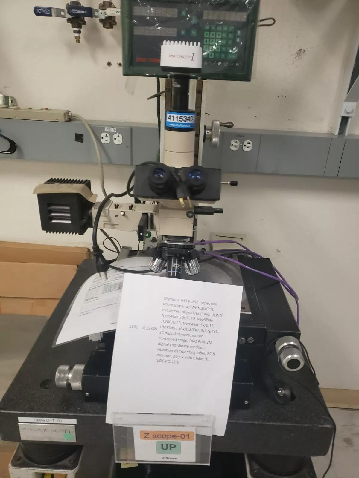 Used Olympus TH3 Inspection Microscope