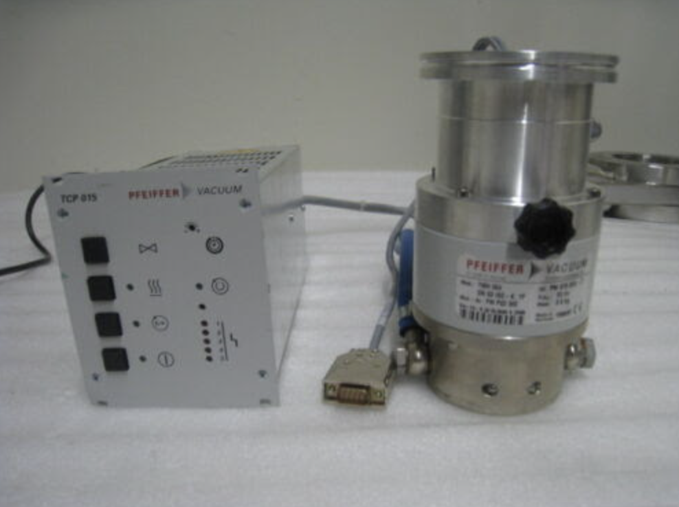 Used Pfeiffer turbo pump TMH 064 and controller