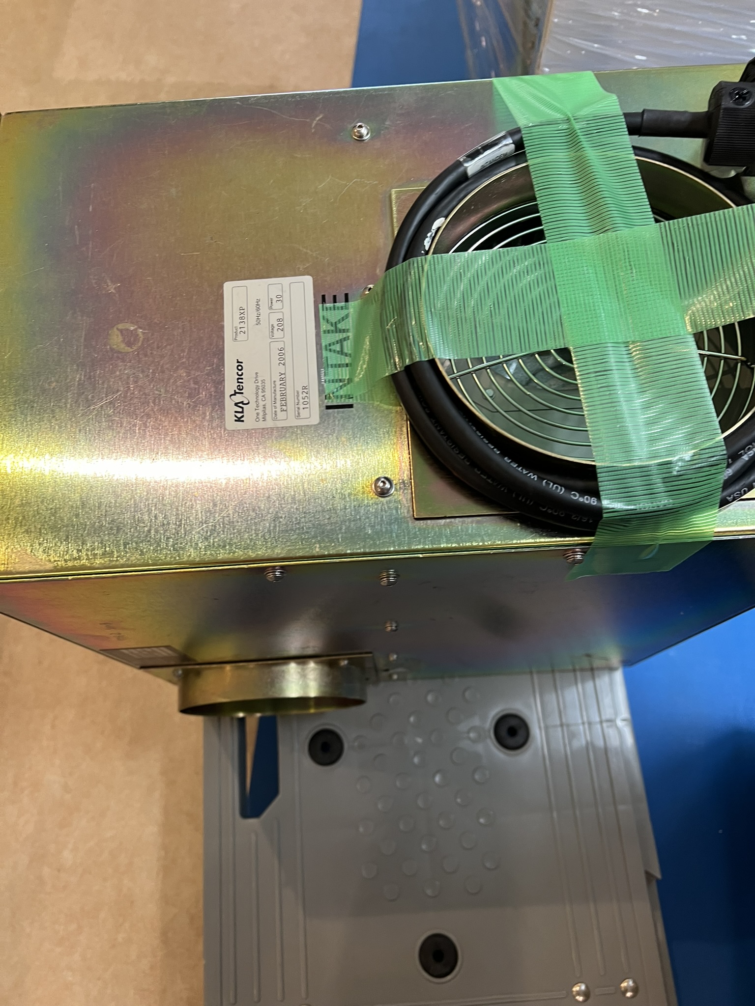 Used KLA 2138 XP Dual open cassette for 200mm