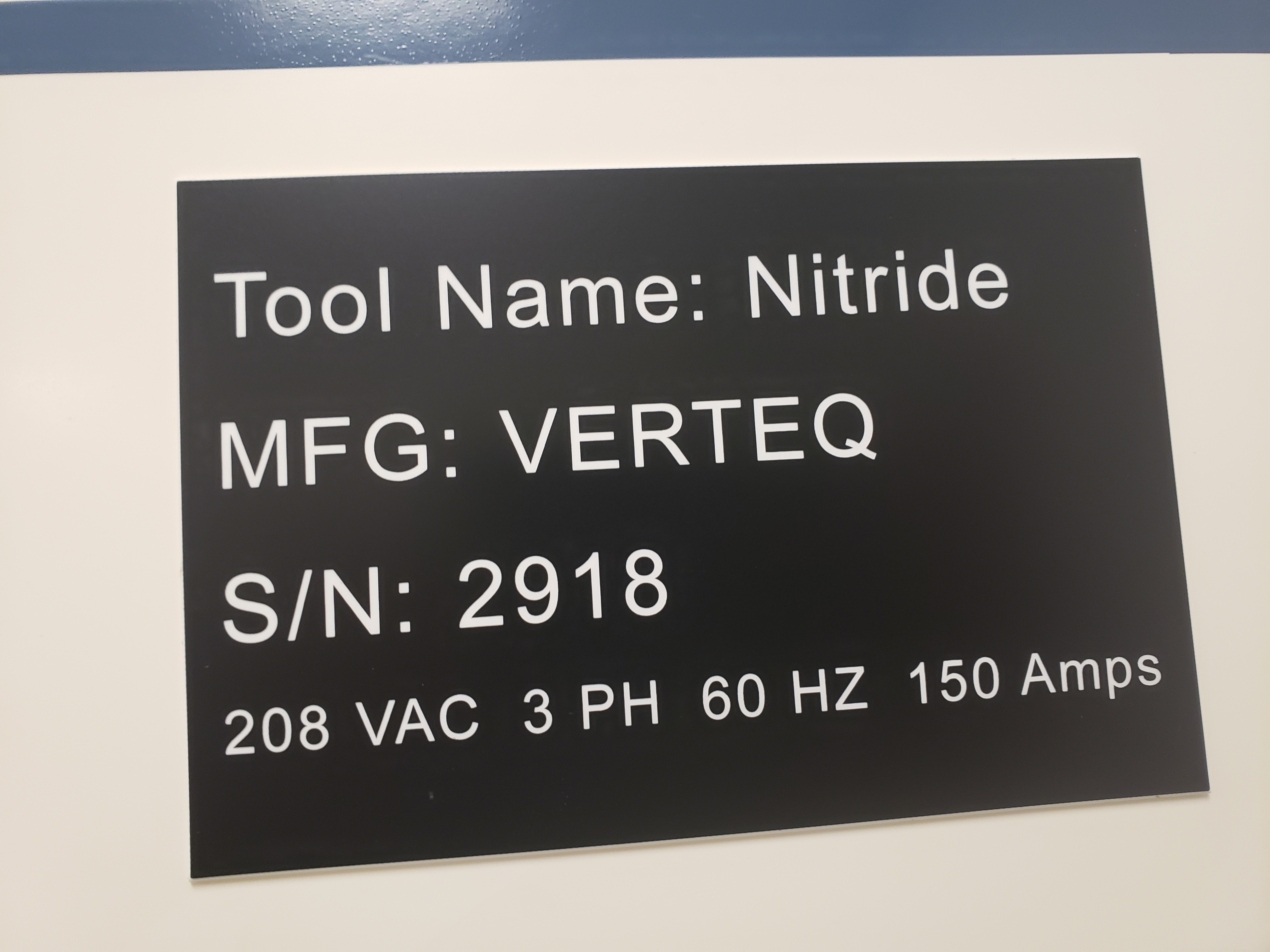 Used Verteq Nitride Wet Processing Station