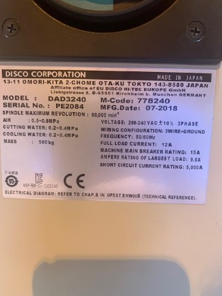 Used 2018 DISCO DAD 3240