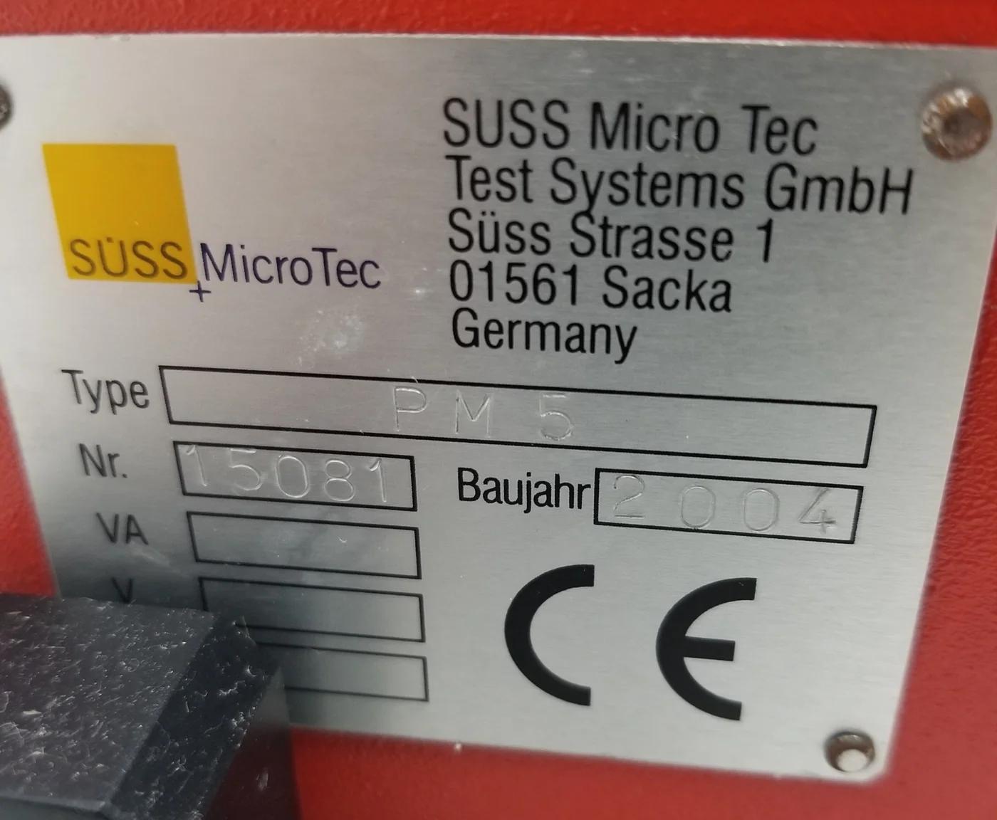 Used Suss Microtec PM5 Manual Analytical Wafer Prober