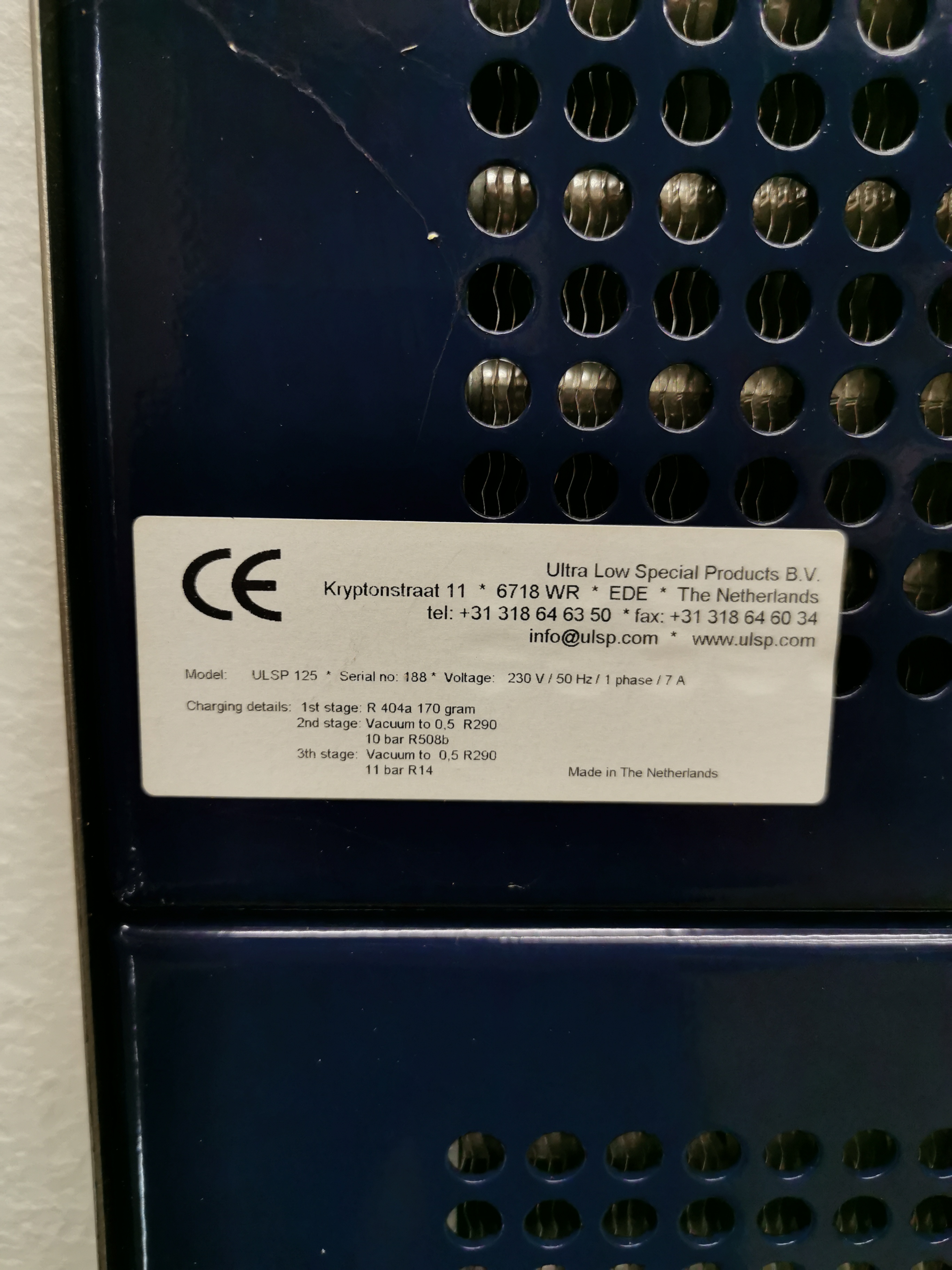 Used Perkin Elmer ULSP125 DHS 3 Stage IntraCooler III for Pyris Diamond DSC-125 °C