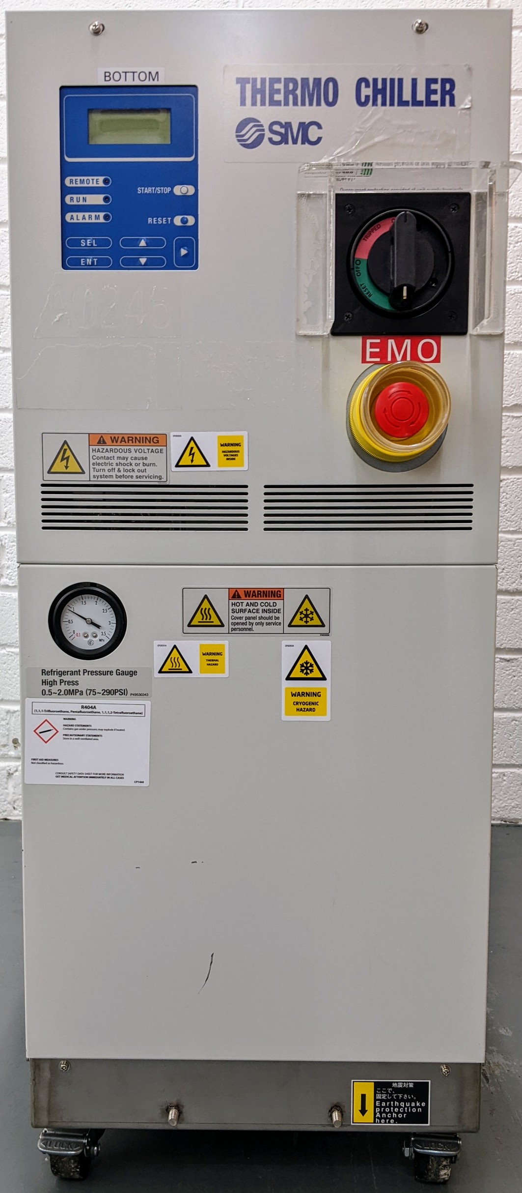 Used SMC Corporation Chiller