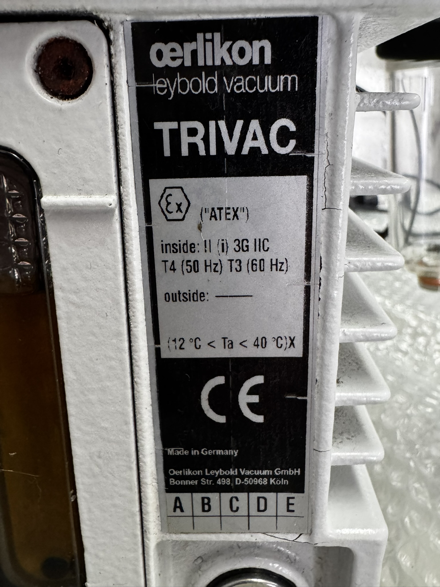 Used Leybold  D8B Rotary Vane Pump