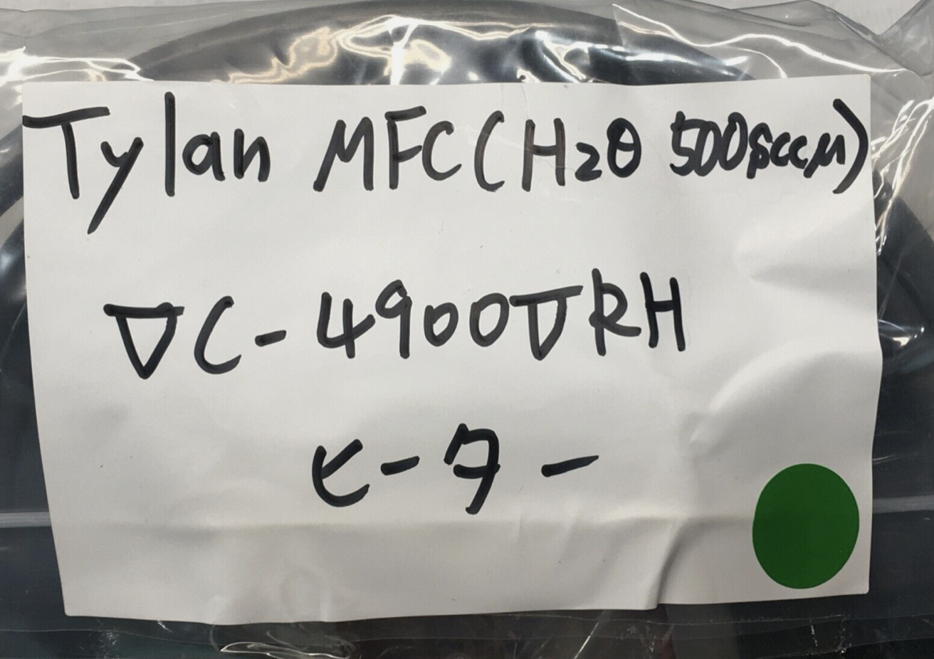Used Tylan C-4900VRH Mass Flow Controller MFC + Remote Electronics + Cable, 128153
