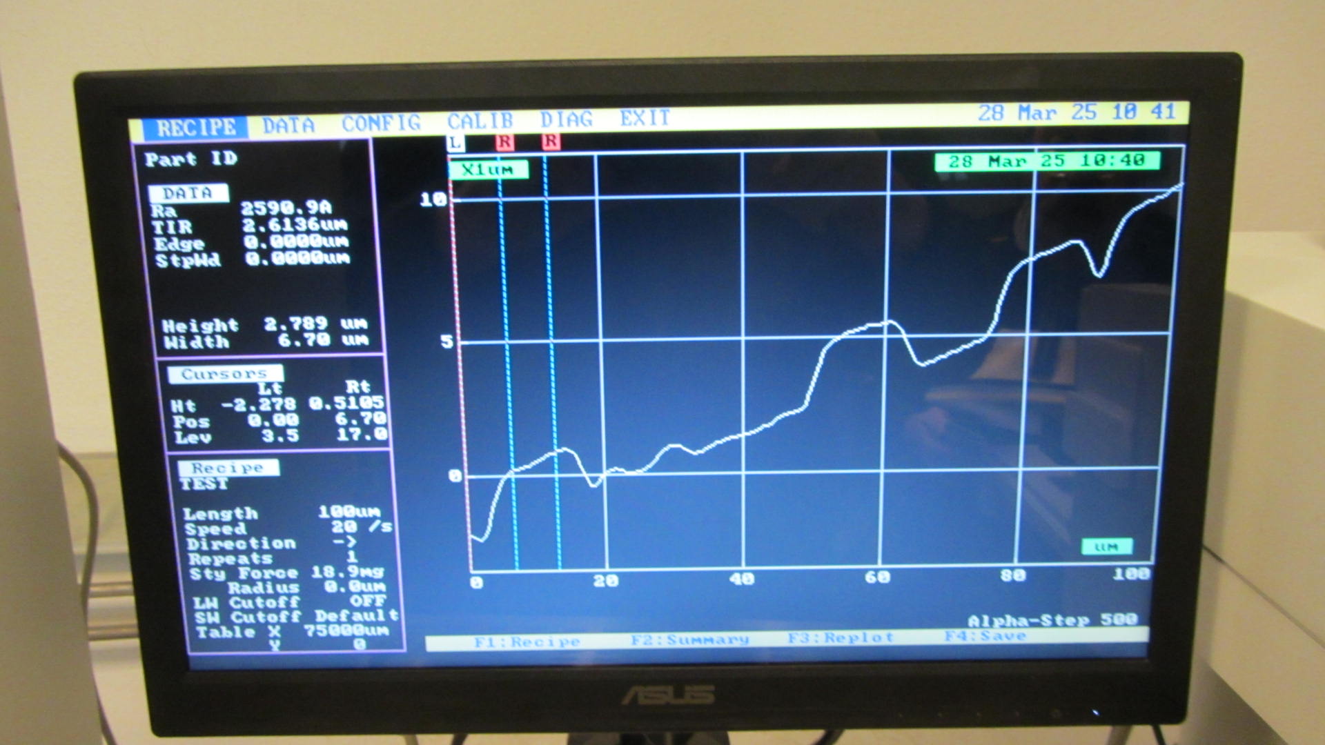 Used KLA/Tencor Alpha Step AS500