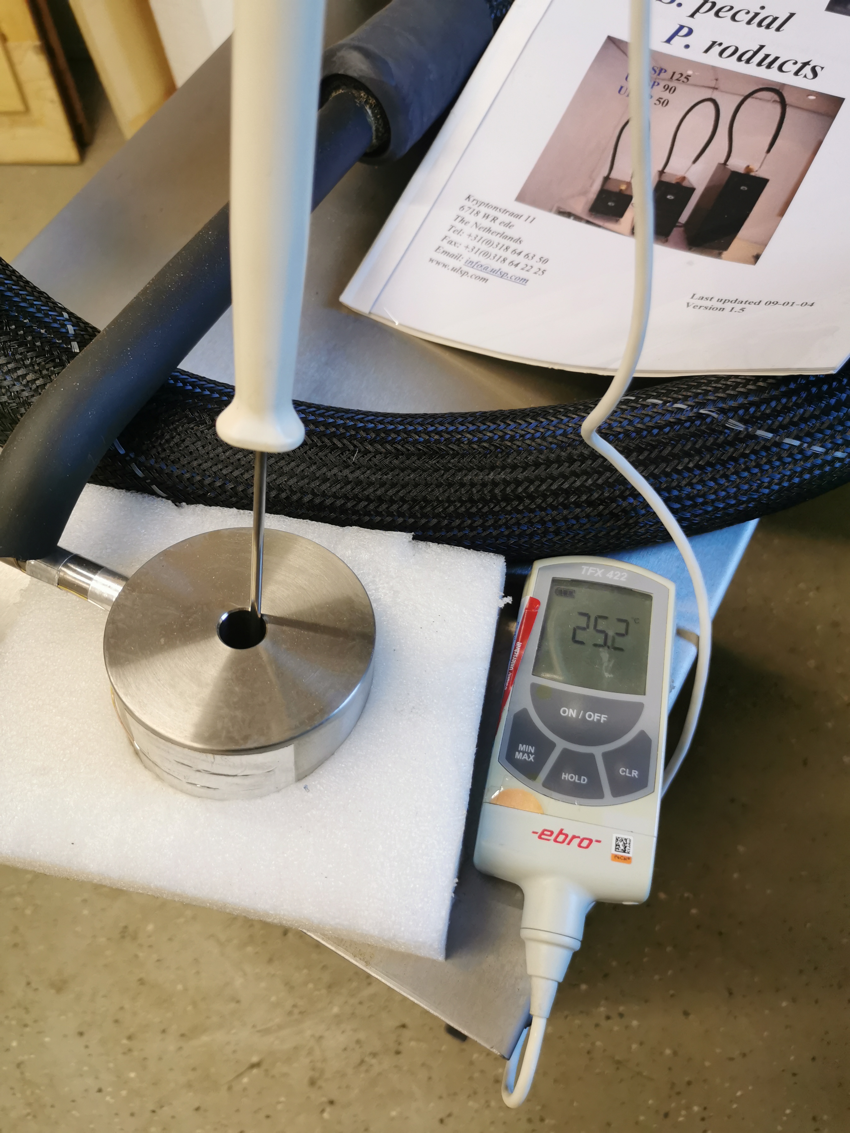 Used Perkin Elmer ULSP125 DHS 3 Stage IntraCooler III for Pyris Diamond DSC-125 °C