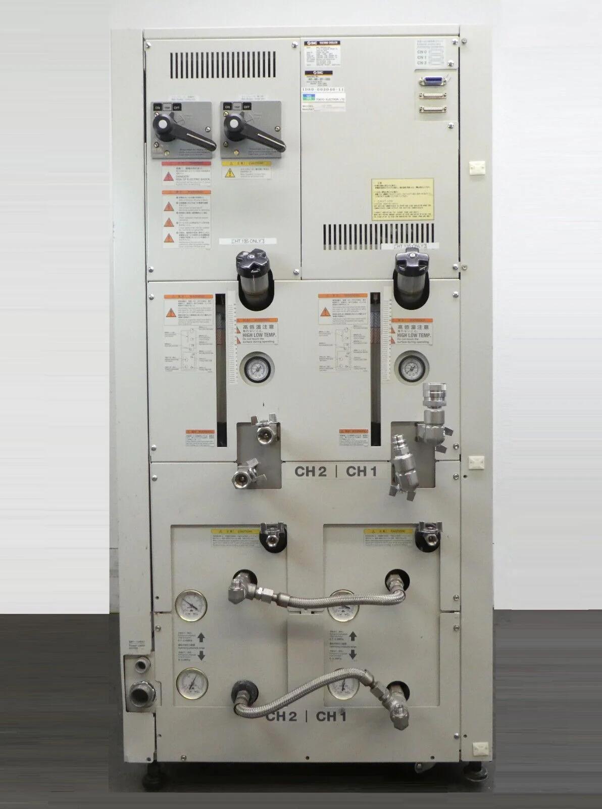 Used SMC SMC INR-499-207 Dual Channel Chiller INR-499-207-X020 TEL 1D80-003046-11 As-Is