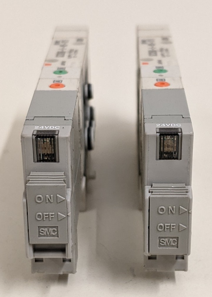 Used SMC 5 Port Solenoid Valve Rubber Seal, Body Ported Cassette Type Manifold