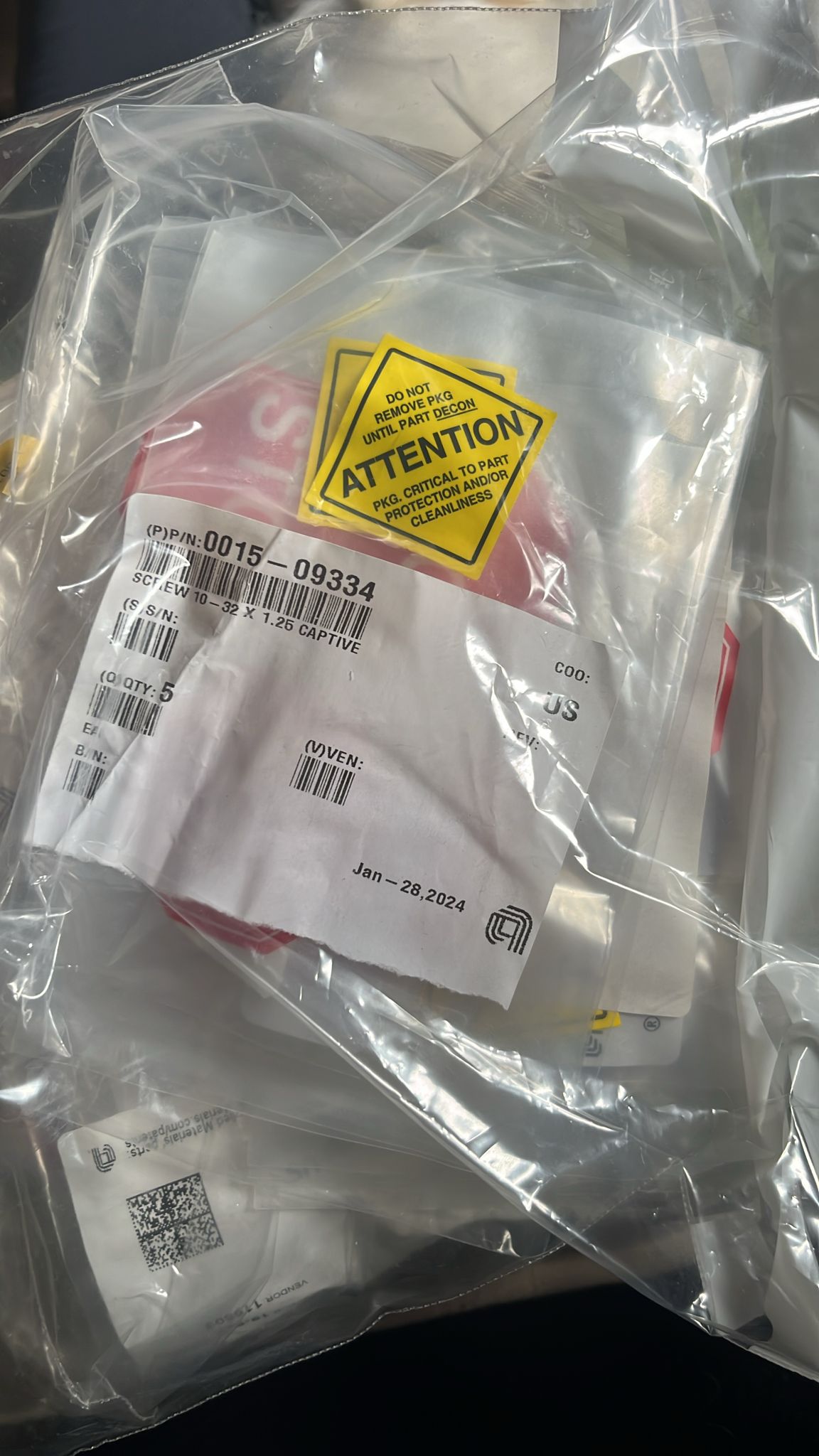 Used Applied Materials AMAT 0015-09334 SCR HEATER IN POSITION,10-32X1.25