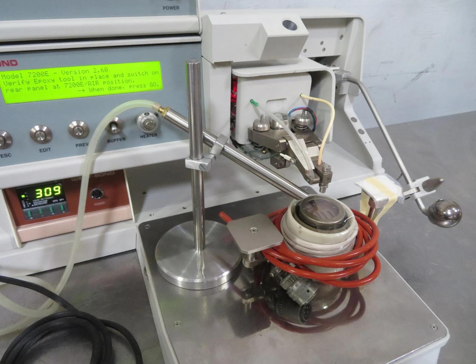Used West-Bond 7372E Epoxy/Eutectic Die Bonder, Inert Gas Mirrored Workholder