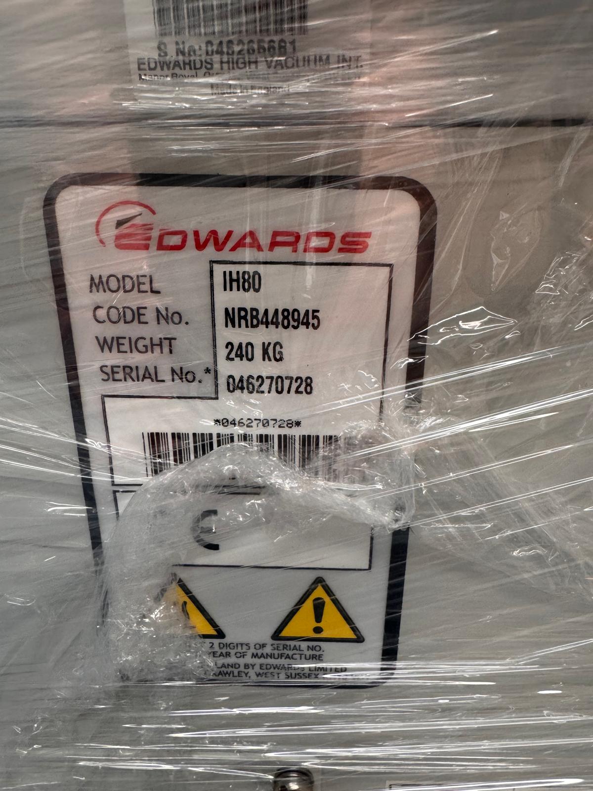 Edwards IH80 Vacuum Pump