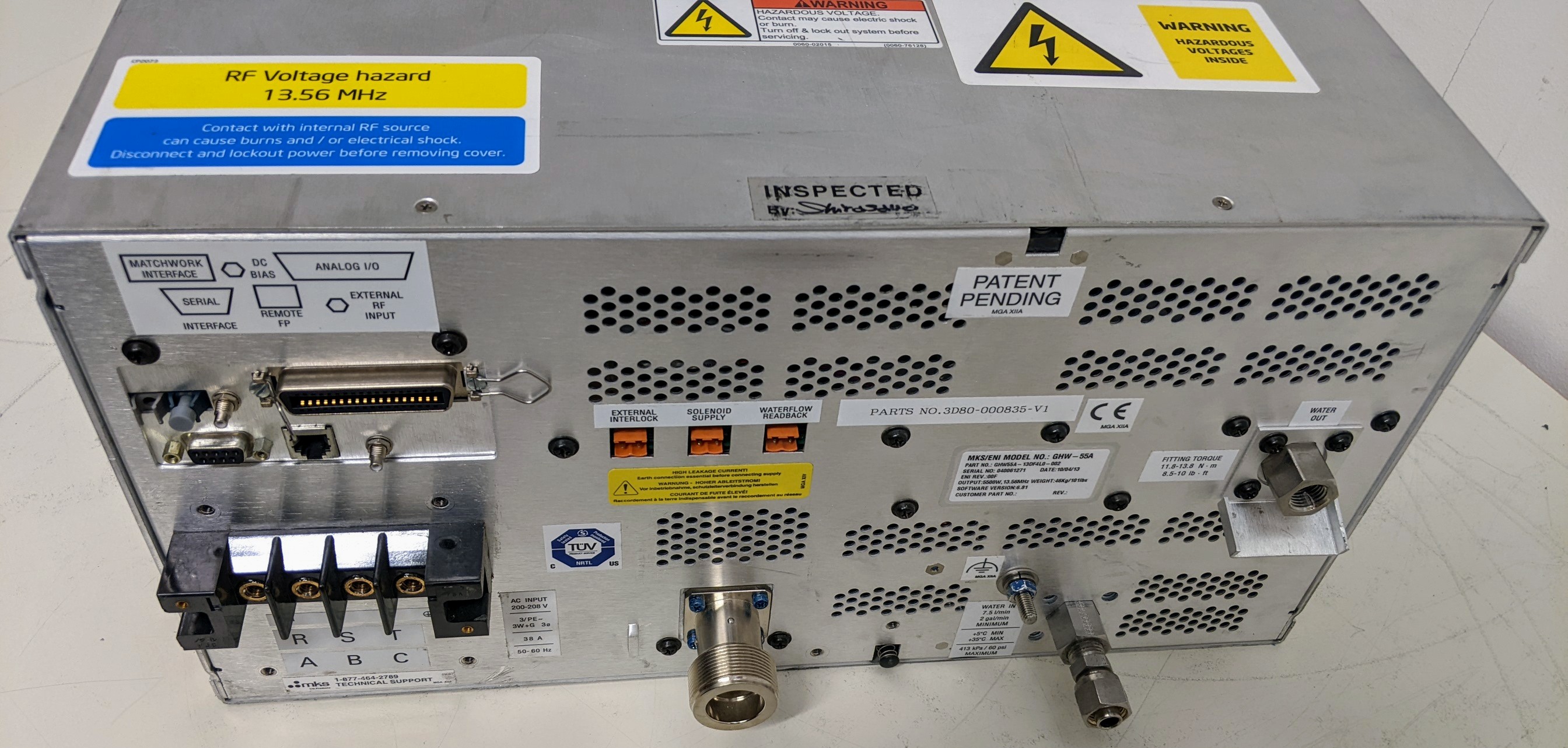 Used ENI ENI GHW-50 RF Generator
