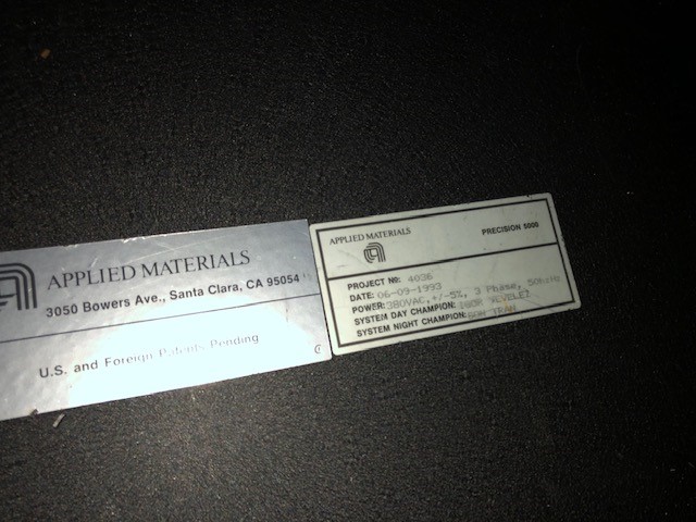 Used 2001 AMAT P5000