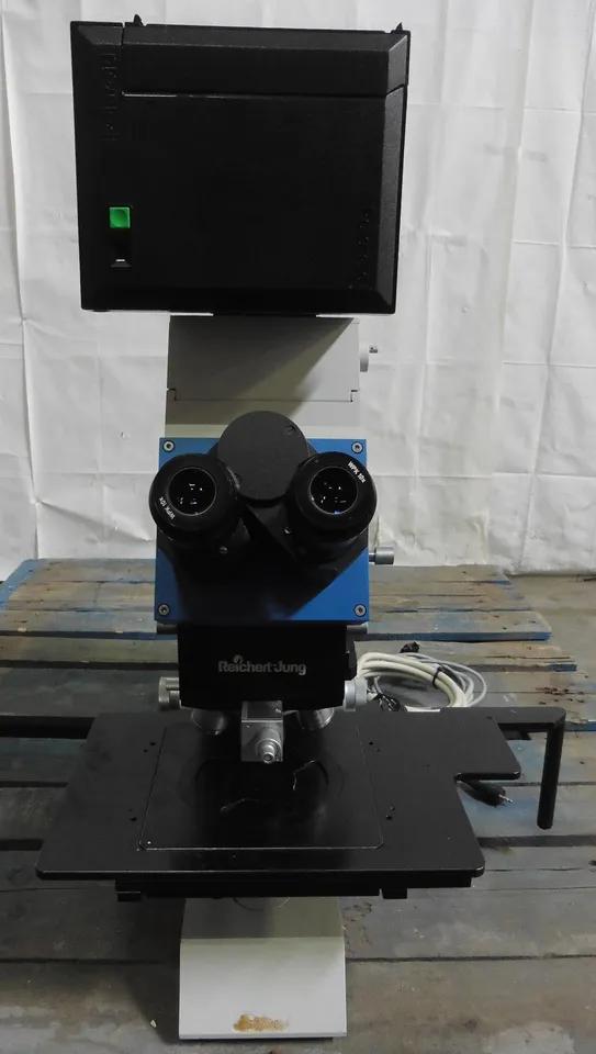 Used REICHERT-JUNG Polyvar MET 30 06 04 Upright Microscope w/ Polaroid Camera
