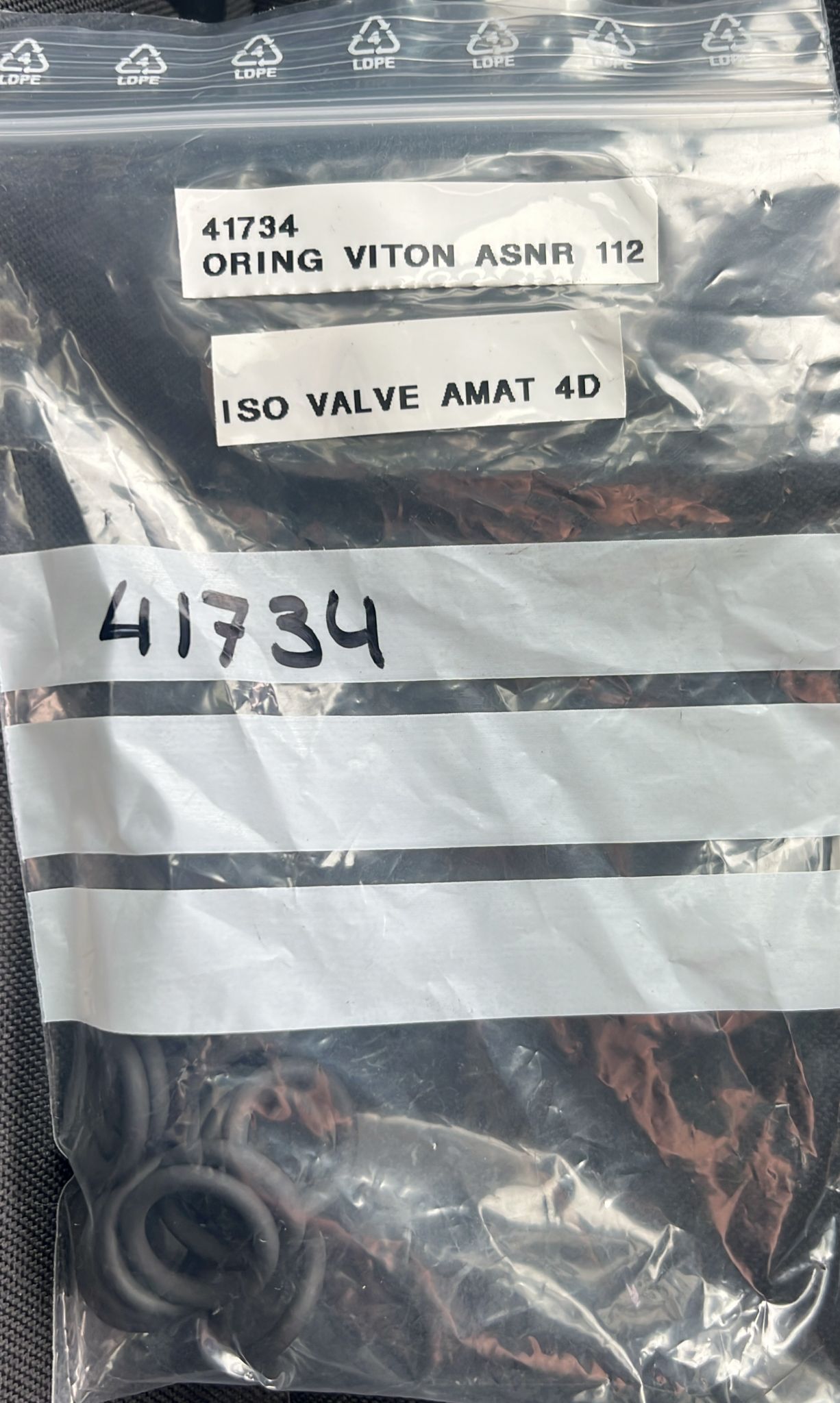 Used Applied Materials AMAT WXZ PART: O-RINGS - VARIOUS AVAILABLE