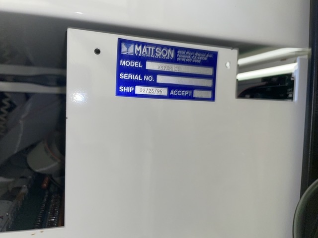 Used Mattson Aspen II