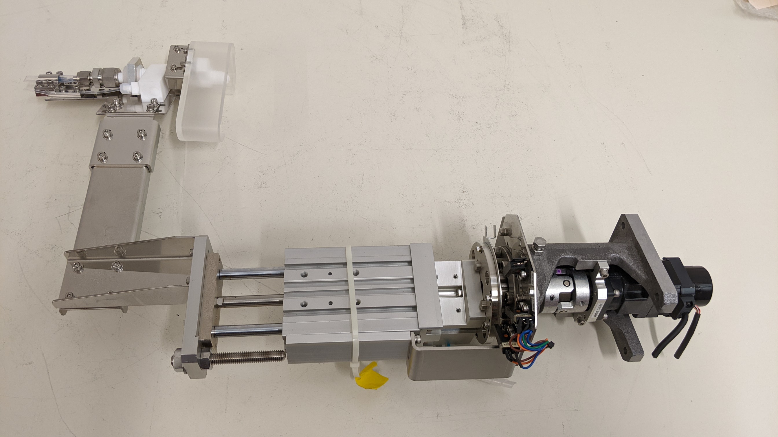 Used SMC & Oriental Motor Co., Ltd. MGP Compact Guide Cylinder / VEXTA 5 Phase Stepping Motor