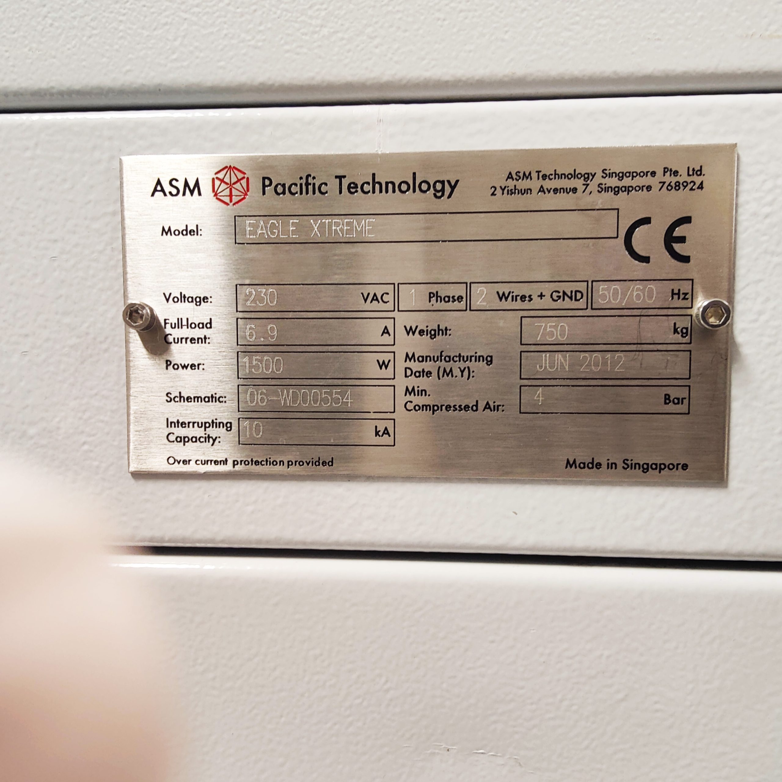 Used 2012 ASM Eagle Xtreme Wire Bonders