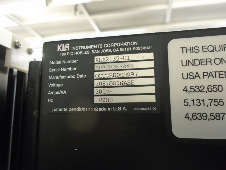 Used 1998 KLA-Tencor KLA 2138