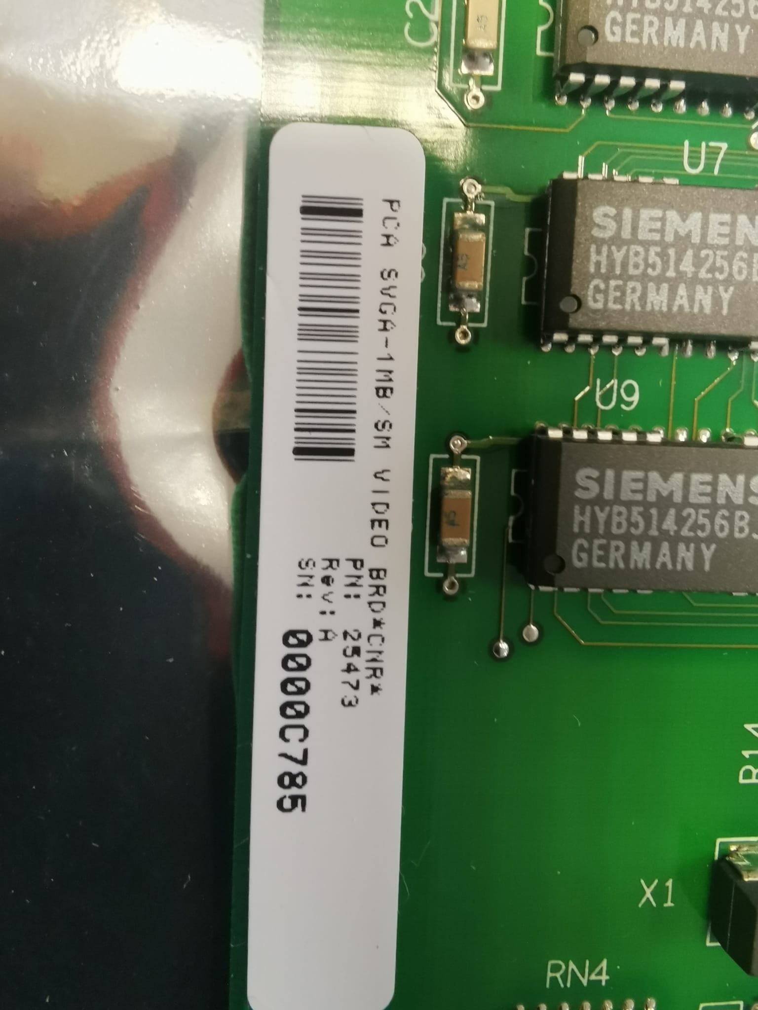 Used Eaton Nova 6200AV VGA /EGA CONTROLLER PCB 1027-0059-0002