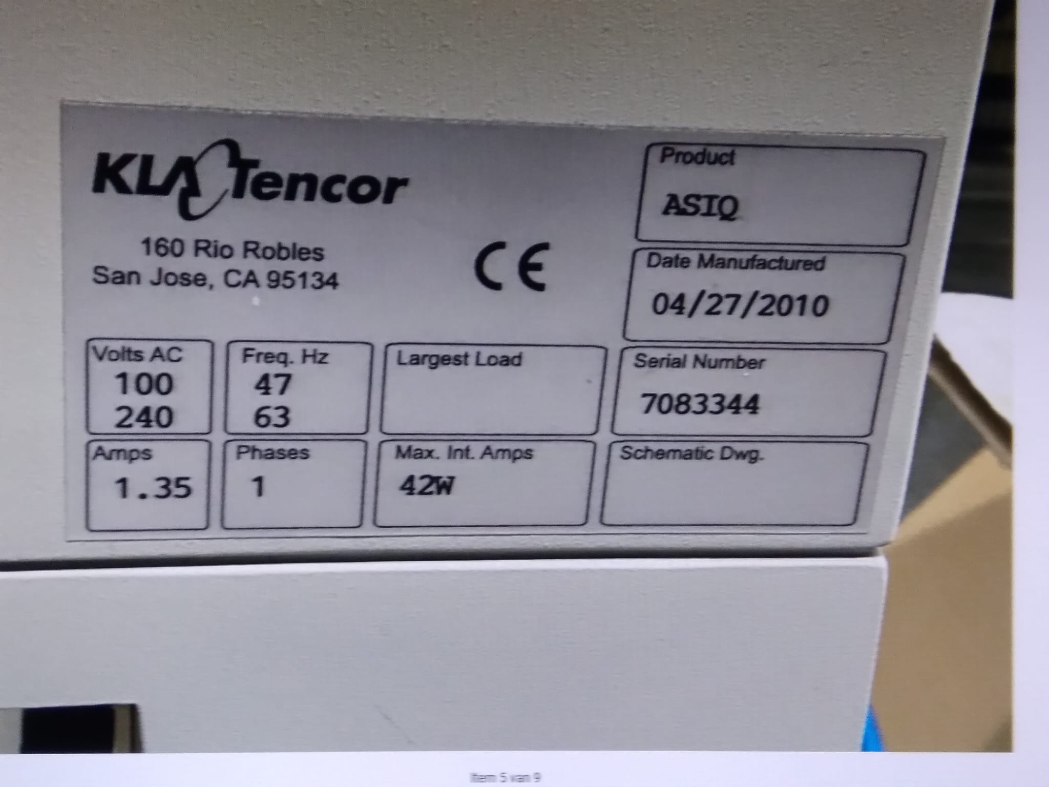 Used 2010 KLA Tencor Alpha Step 500 Surface Profiler