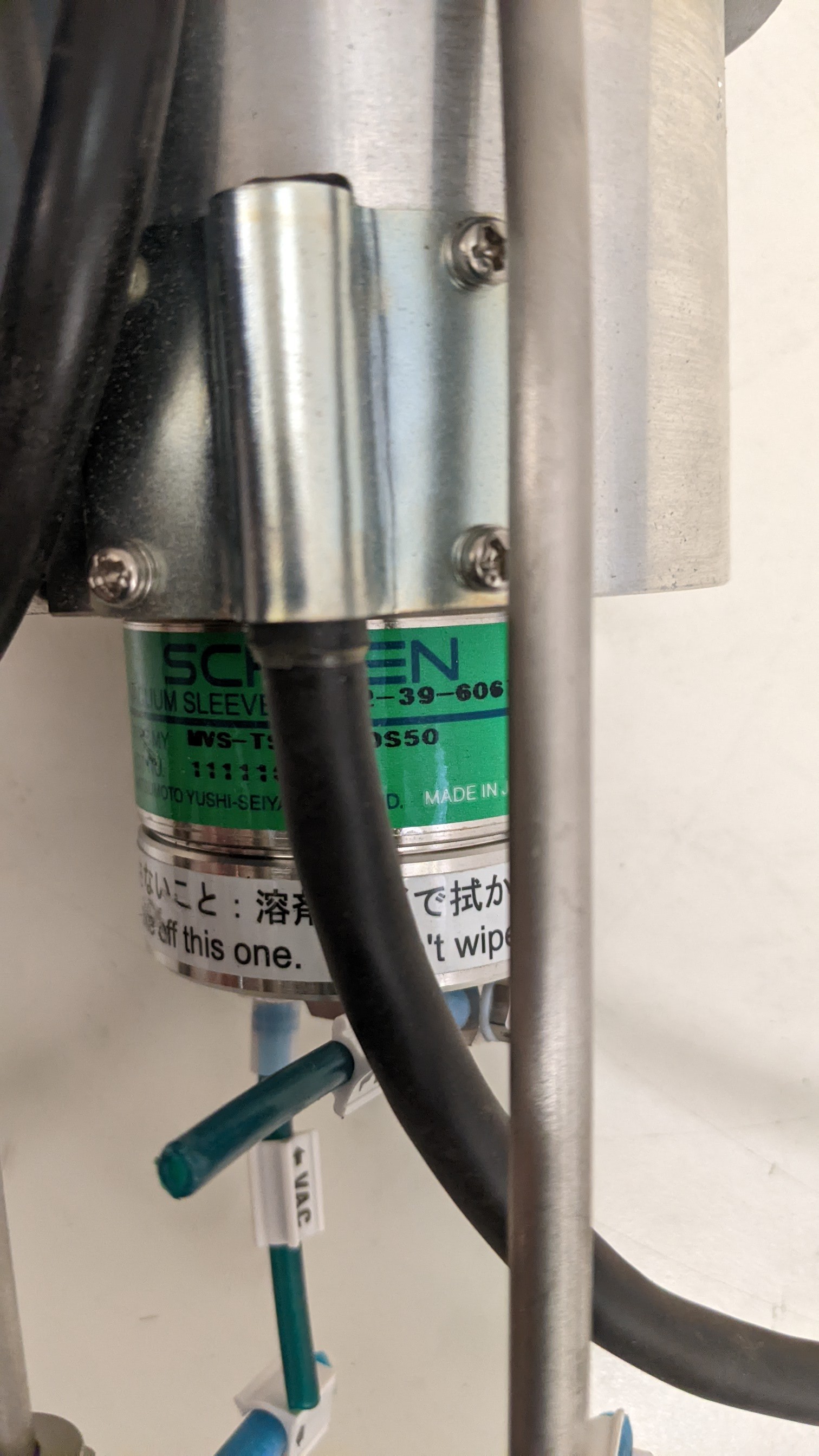 Used MITSUBISHI ELECTRIC & SCREEN AC Servo Motor & Vacuum Sleeve