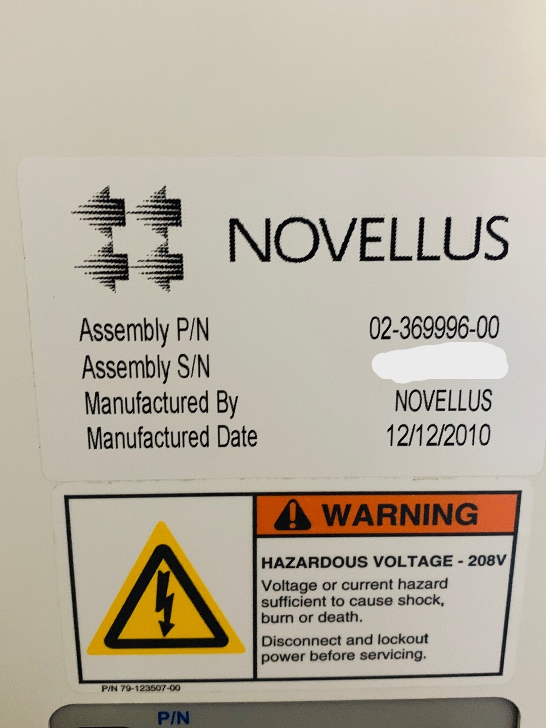 Used 2011 LAM (Novellus) Vector Express AHM