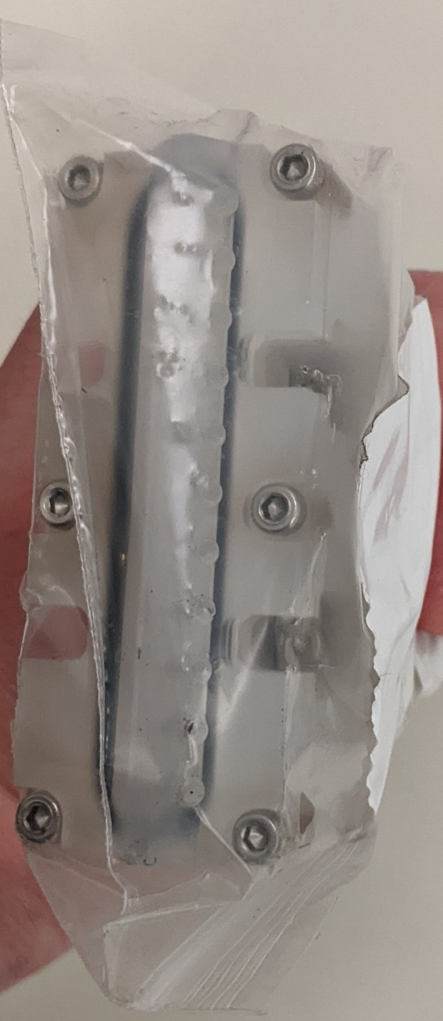 Used TEL Act 8 Part Dev 3-4 Dispense Line/Water Jacket H Nozzle Assembly