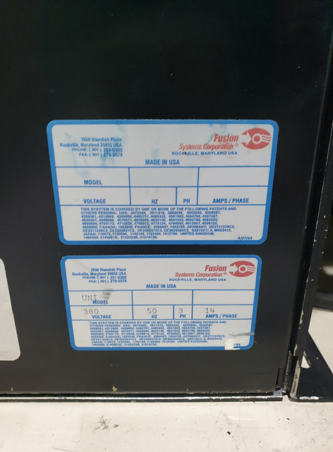 Used Axcelis / Fusion 200 MCU Asher