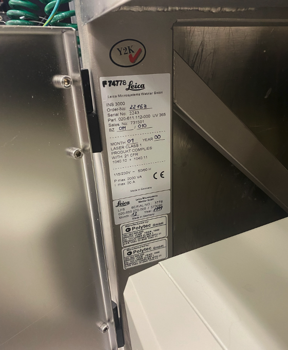 Used KLA/ Vistec/ Leica INS 3000