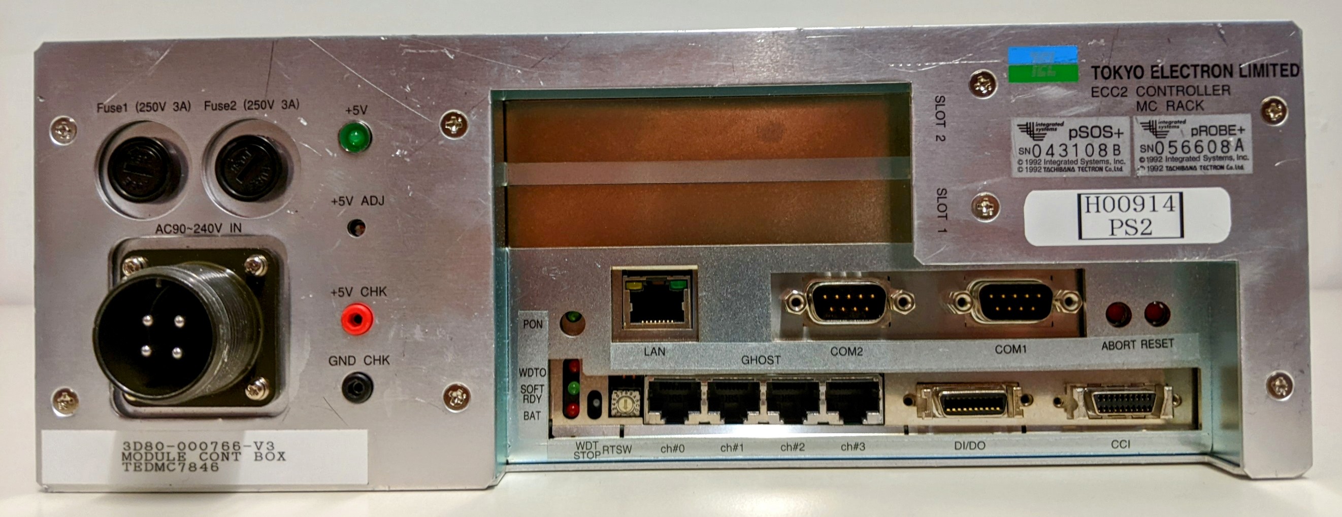 Used TEL MC Rack Module