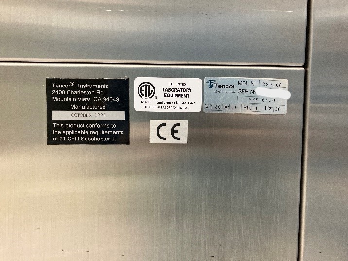 Used 1996 KLA Tencor Surfscan 6420