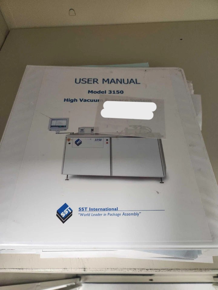 Used SST 3150 / Palomar SST 3150 High Vacuum Furnace