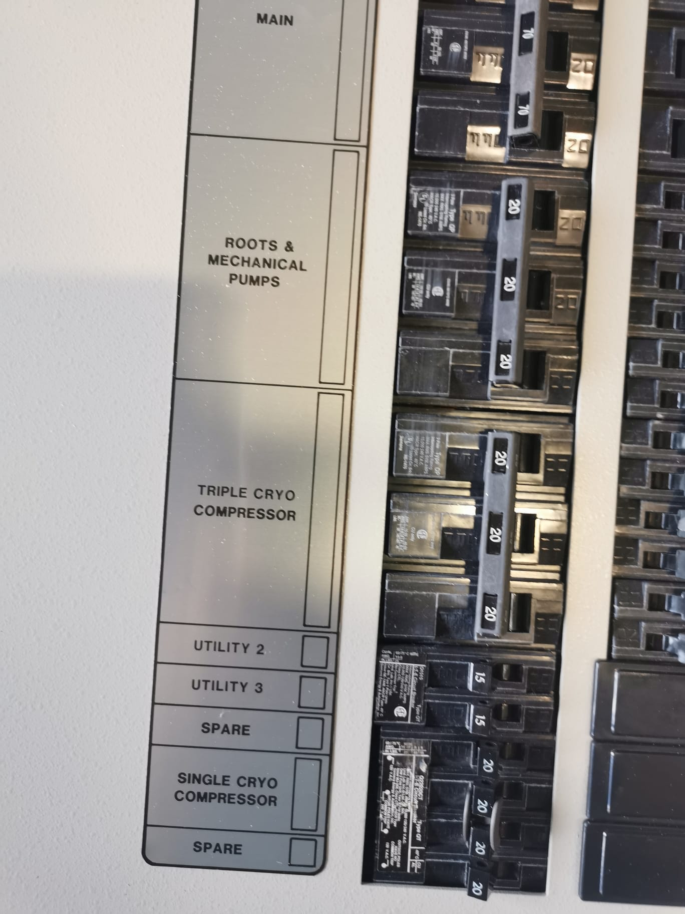 Used Eaton Nova 6200AV Power switch panel