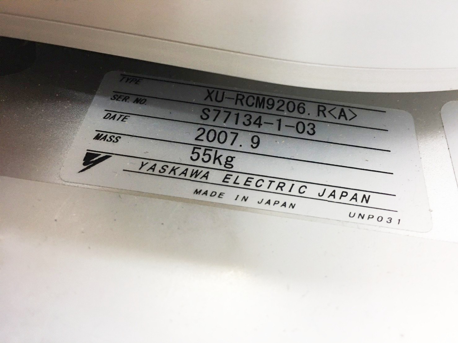 Used Yaskawa XU RCM9206