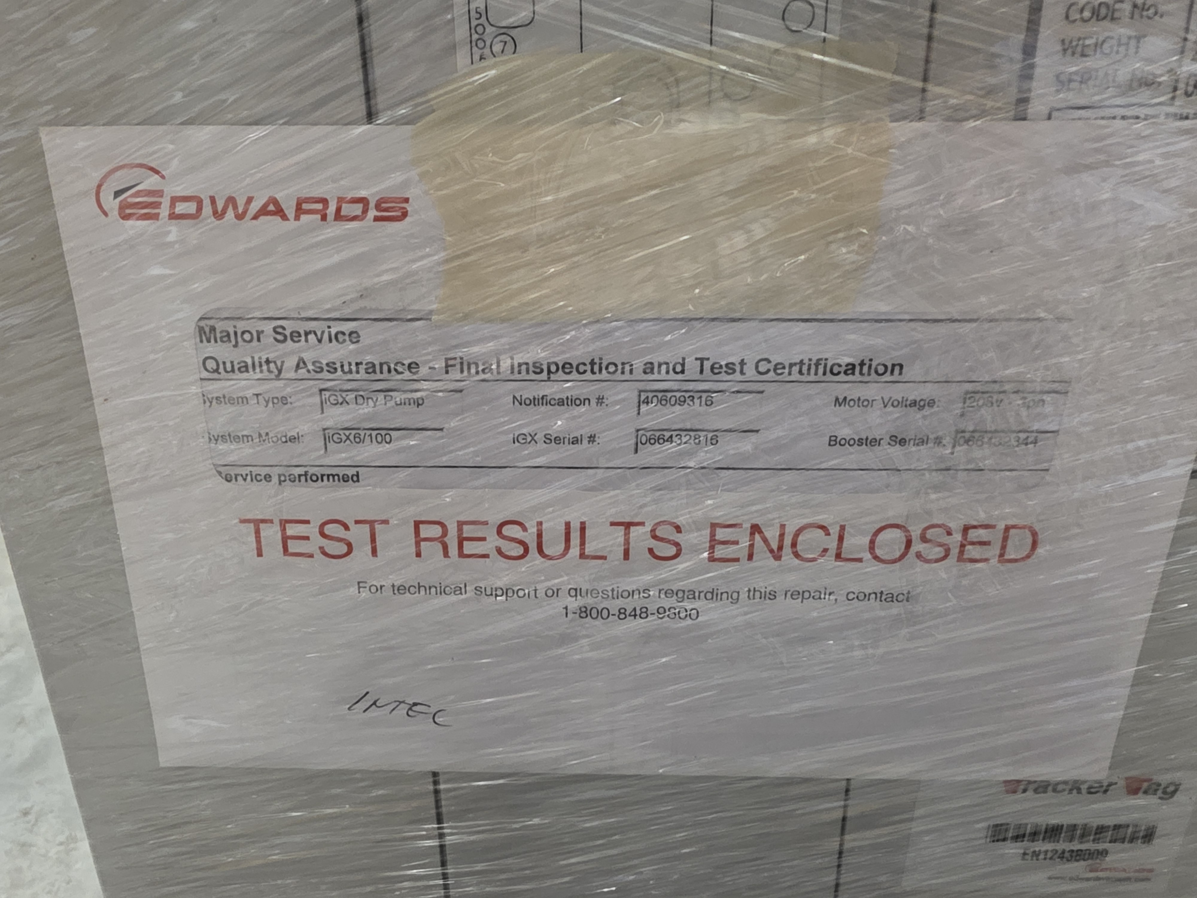 Edwards 6/100L Vacuum Pump