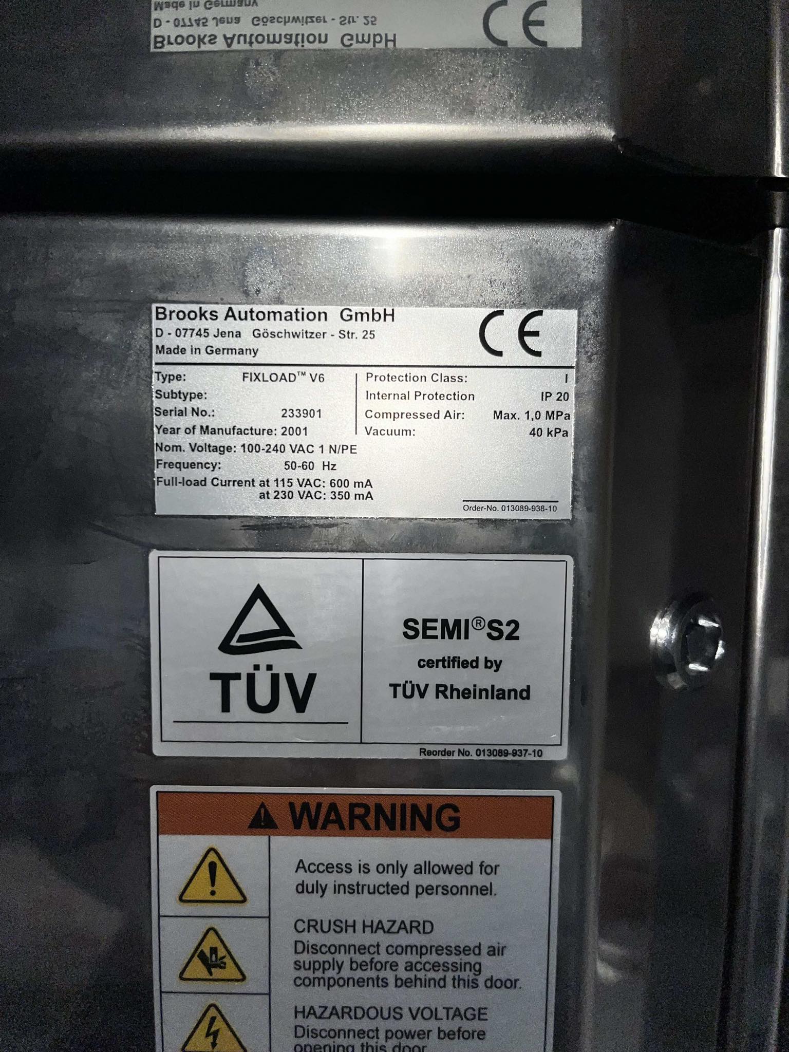 Used Brooks Loadports