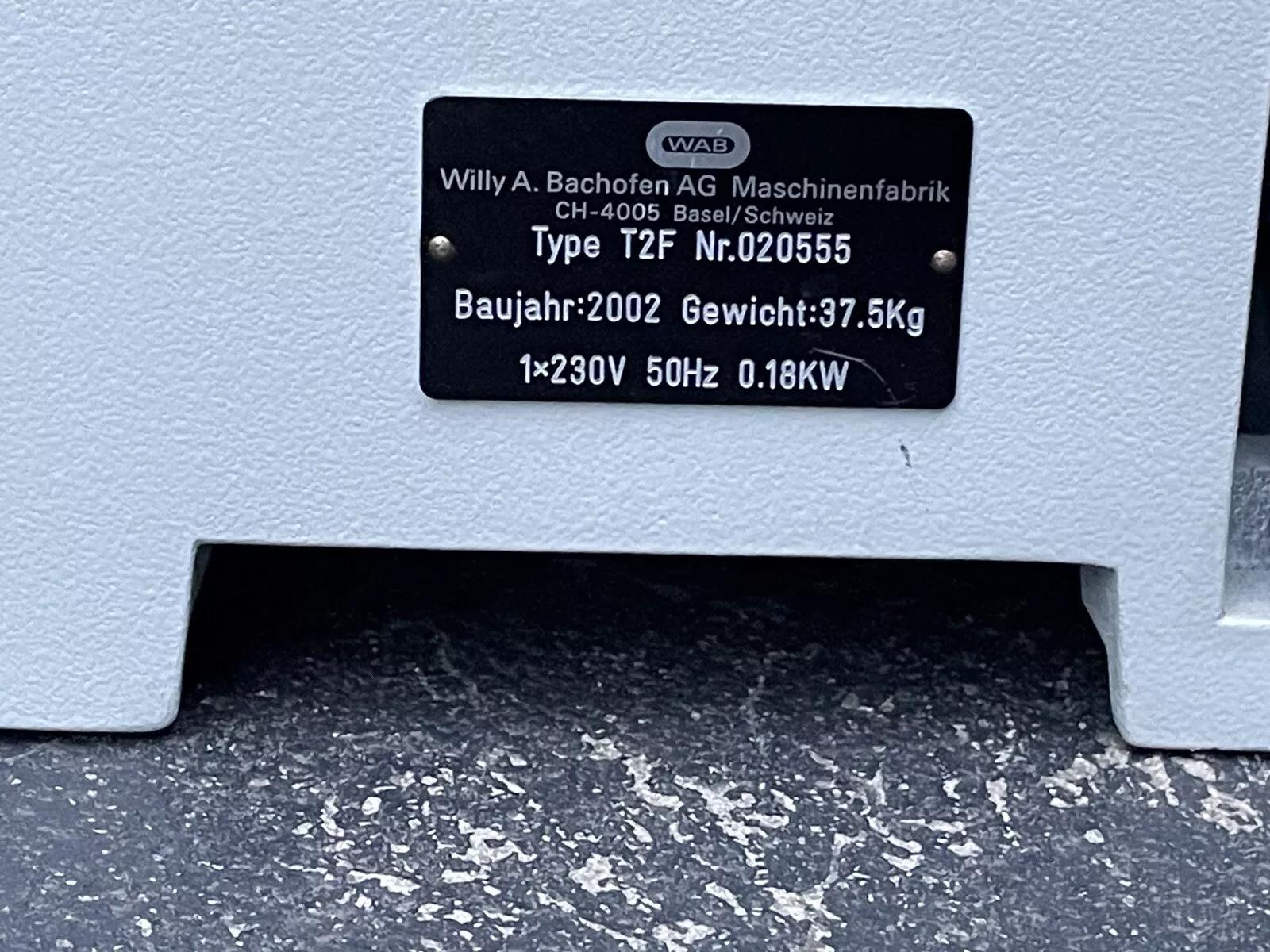 Used 2002 WAB Turbula T2F Heavy-Duty Shaker-Mixer