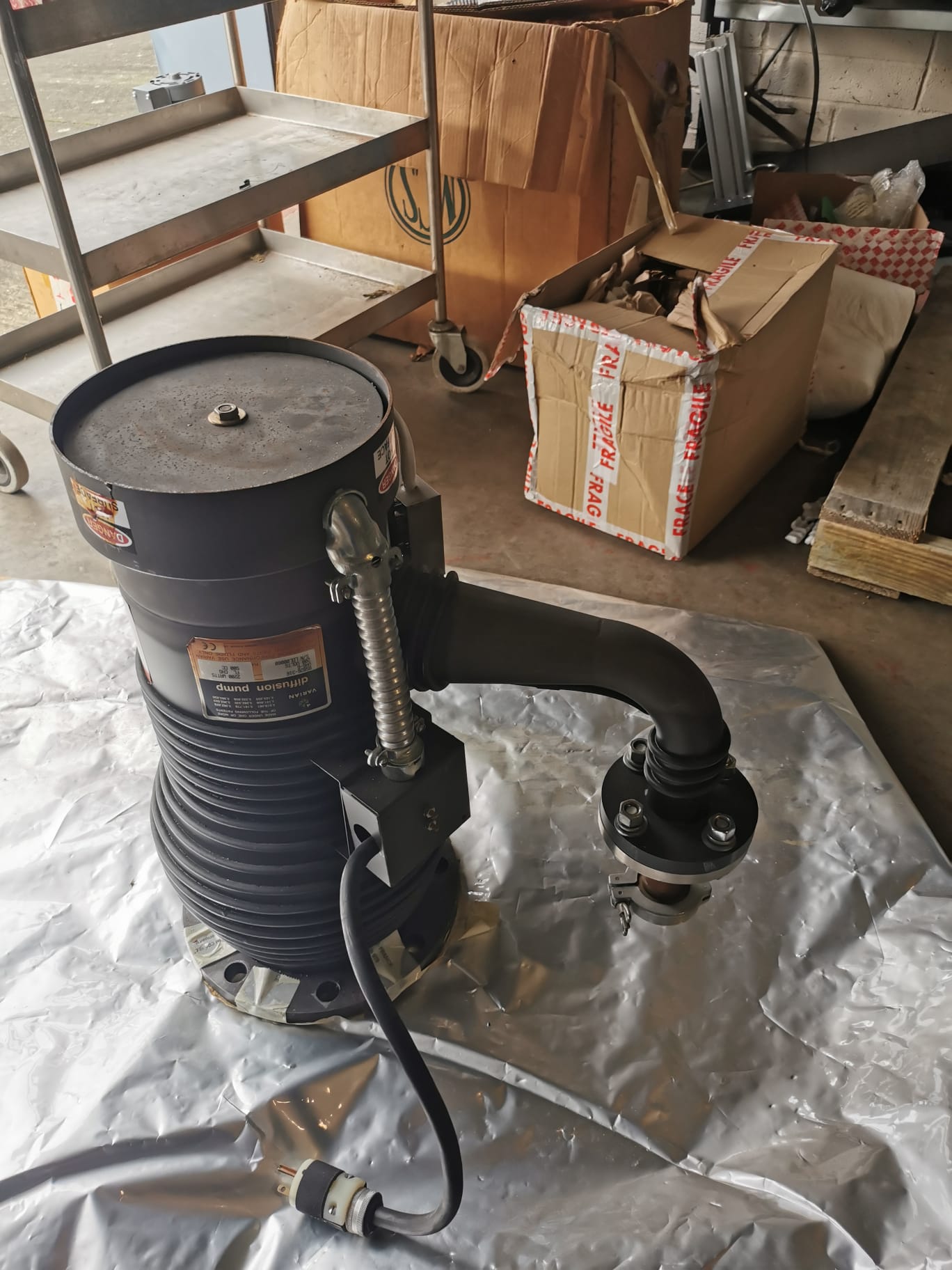 Used Eaton Nova 6200AV Varian Diffusion Pump