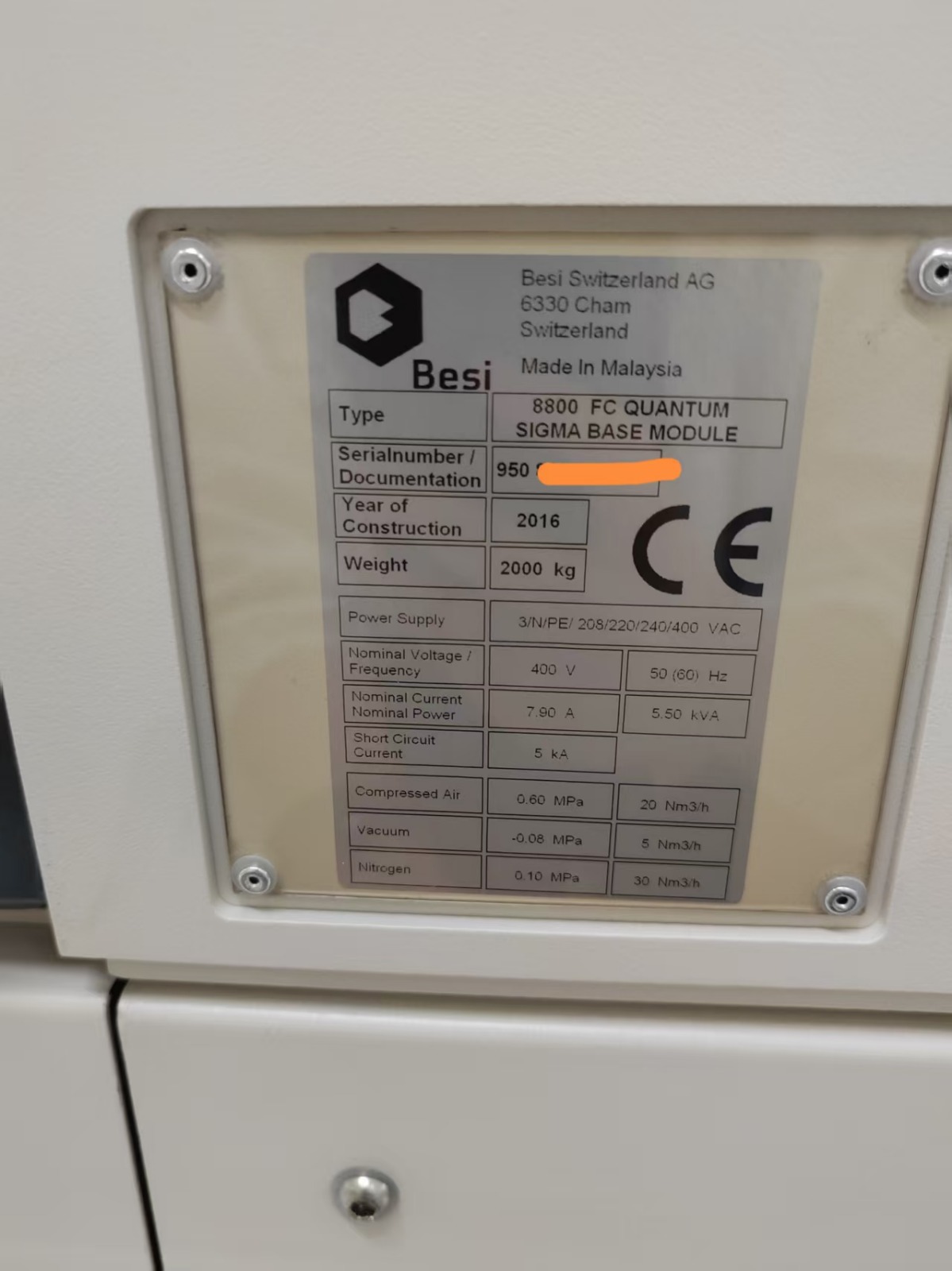 Used Datacon 8800FCQ