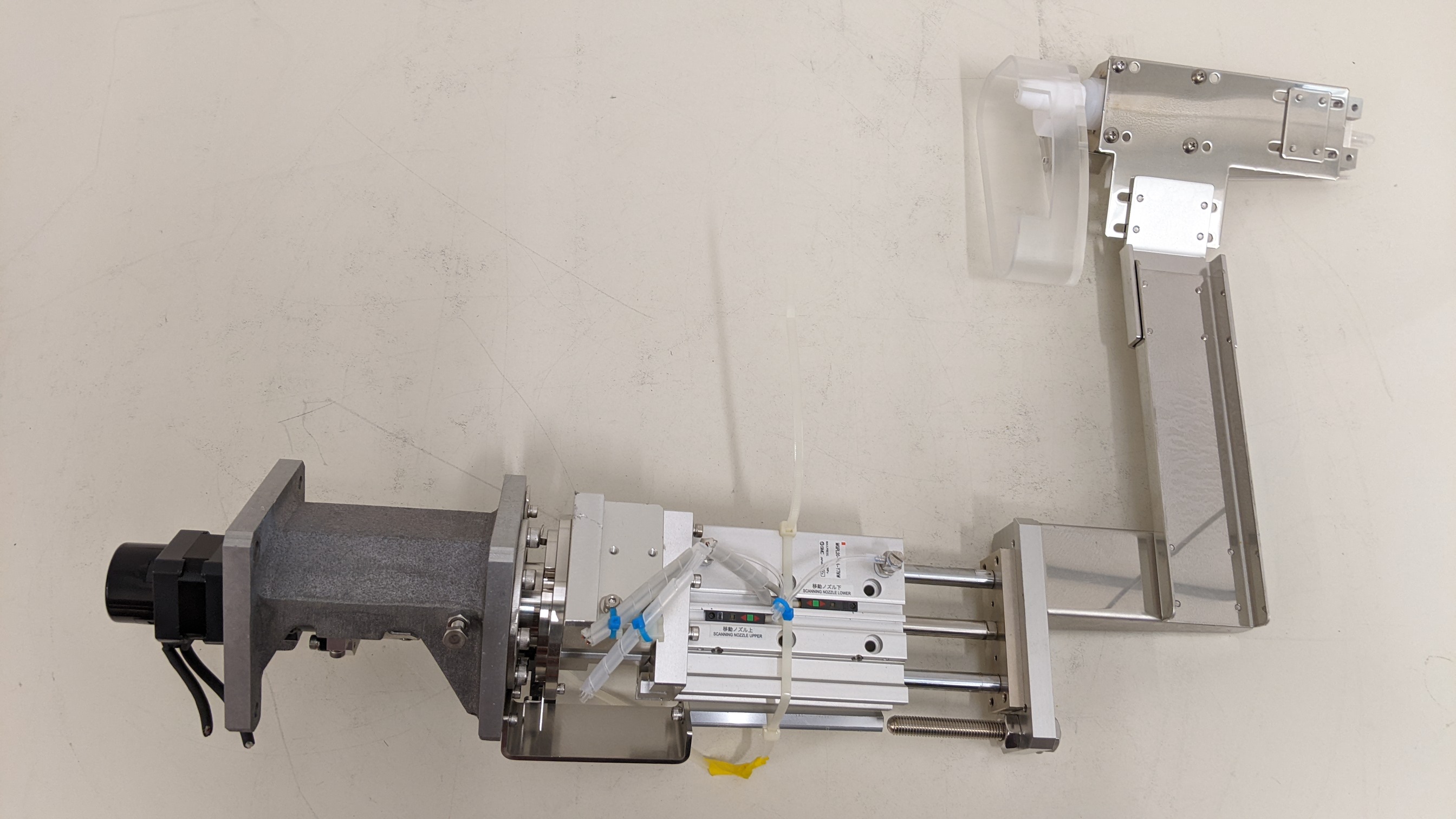 Used SMC & Oriental Motor Co., Ltd. MGP Compact Guide Cylinder / VEXTA 5 Phase Stepping Motor