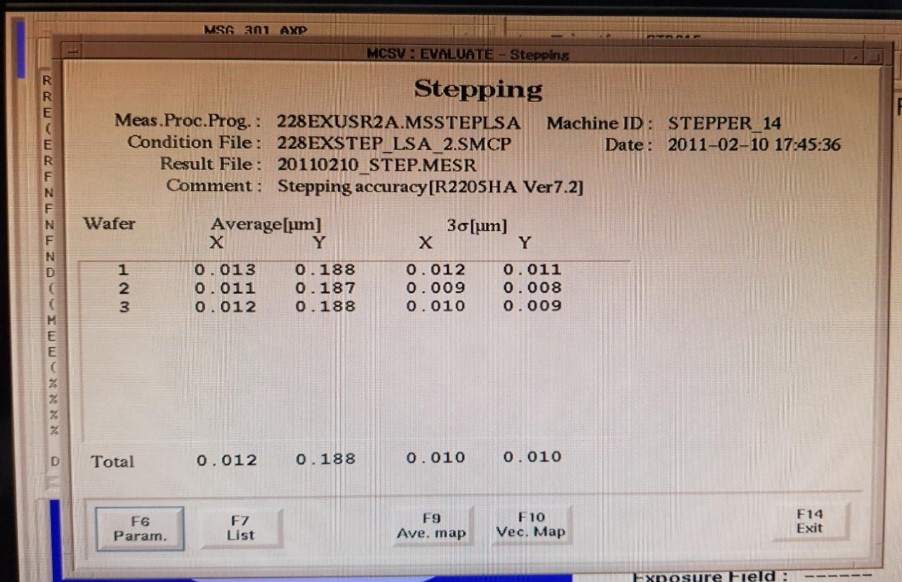 Used Nikon NSR-2205EX14C Stepper 8