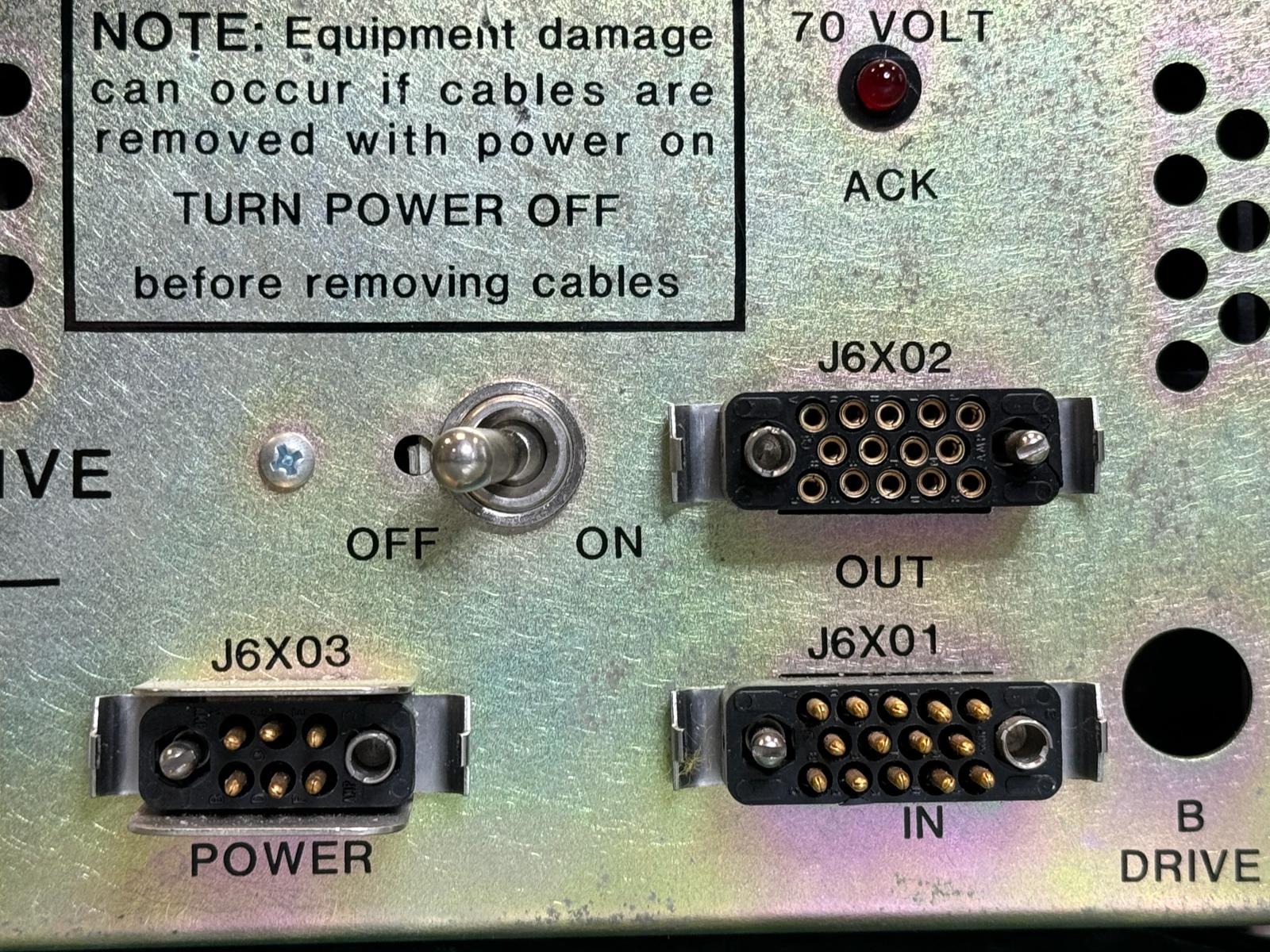 Used Eaton Nova 6200AV 6500 DUAL USTEP C DRIVE MOTOR DRIVE 0906-0108-0001